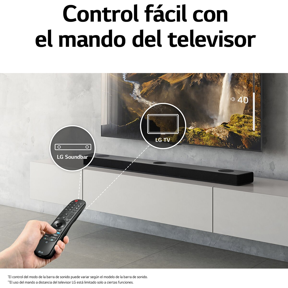 Barra de Sonido LG MERIDIAN 2022 S95QR Dolby Atmos (Reacondicionado Grado D) - Acero Acero-17