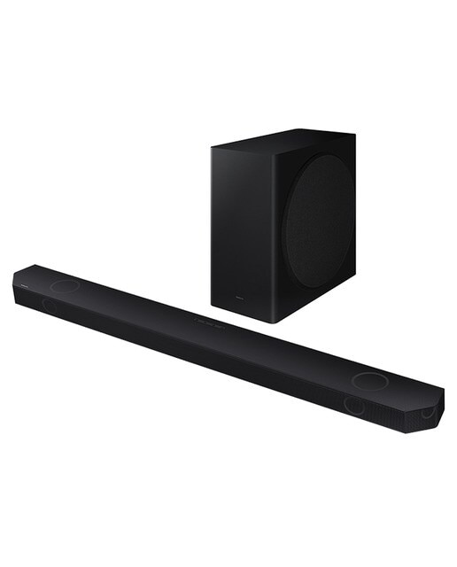 Barra de sonido Samsung 2023 HW-Q800C con Dolby Atmos y DTS: X, Q-Symphony, 5.1.2 ch, 360W, Subwoofer inalámbrico (Reacondicionado Grado D) - Negro Negro-1