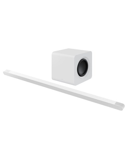 Barra de sonido Samsung 2022 HW-S801B UltraSlim con Dolby Atmos (Reacondicionado Grado D) - Blanco Blanco-2