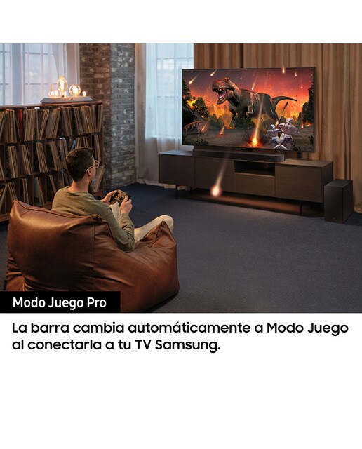 Barra de sonido Samsung 2023 HW-Q600C con Dolby Atmos y DTS: X, Q-Symphony, 3.1.2 ch, 360W, Subwoofer inalámbrico (Reacondicionado Grado D) - Negro Negro-6
