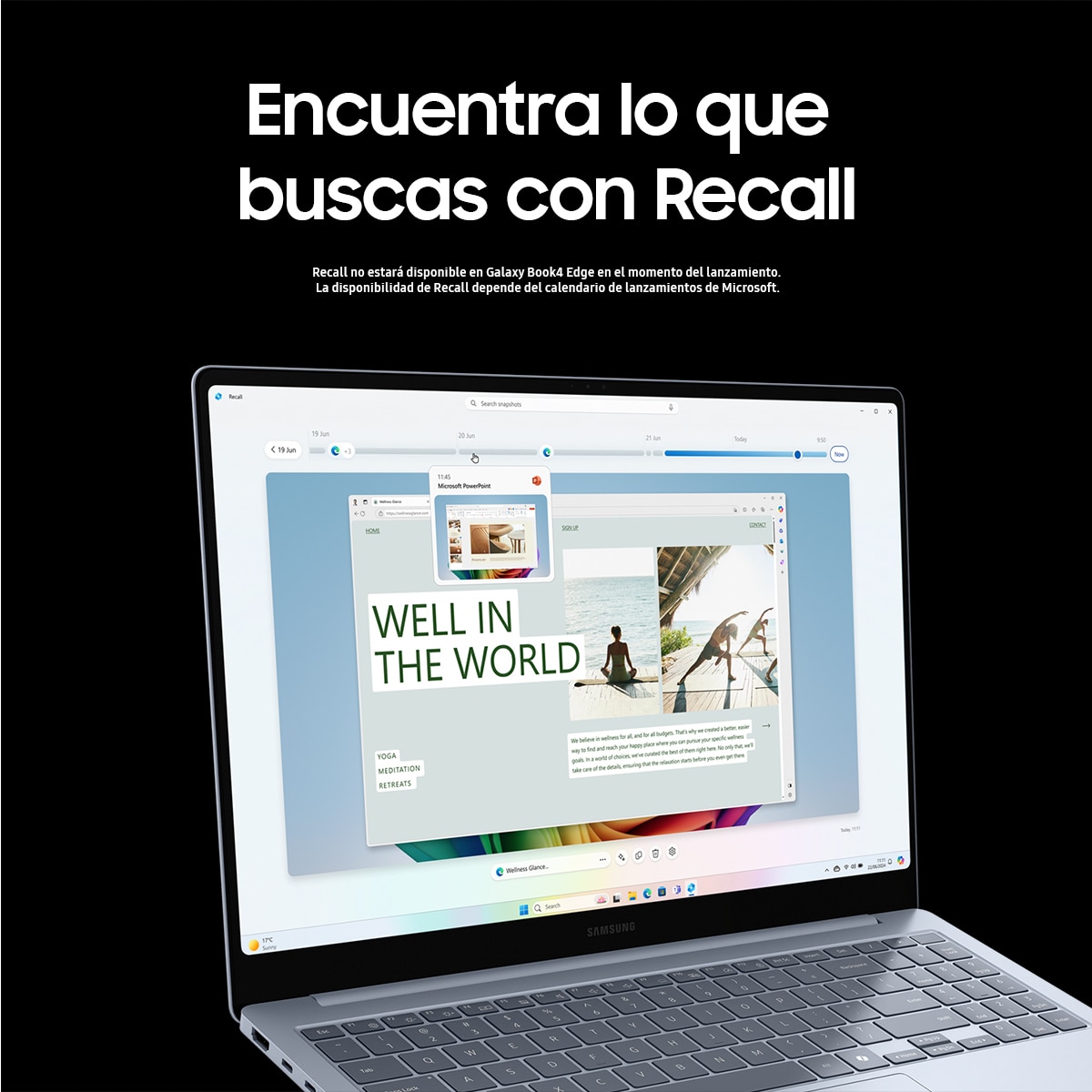 Portátil Samsung Galaxy Book4 Edge SE, Copilot+PC, Snapdragon X1-26-100, 16GB, 512GB SSD, 15,6", W11 (Reacondicionado A estrenar) - Azul zafiro Azul zafiro-3