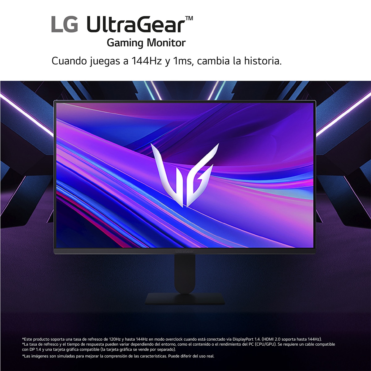 Monitor PC Gaming 60,4 cm (23,8") LG UltraGear 24G411A-B, 144 Hz, Full HD, AMD FreeSync (Reacondicionado A estrenar) - Gris Gris-13