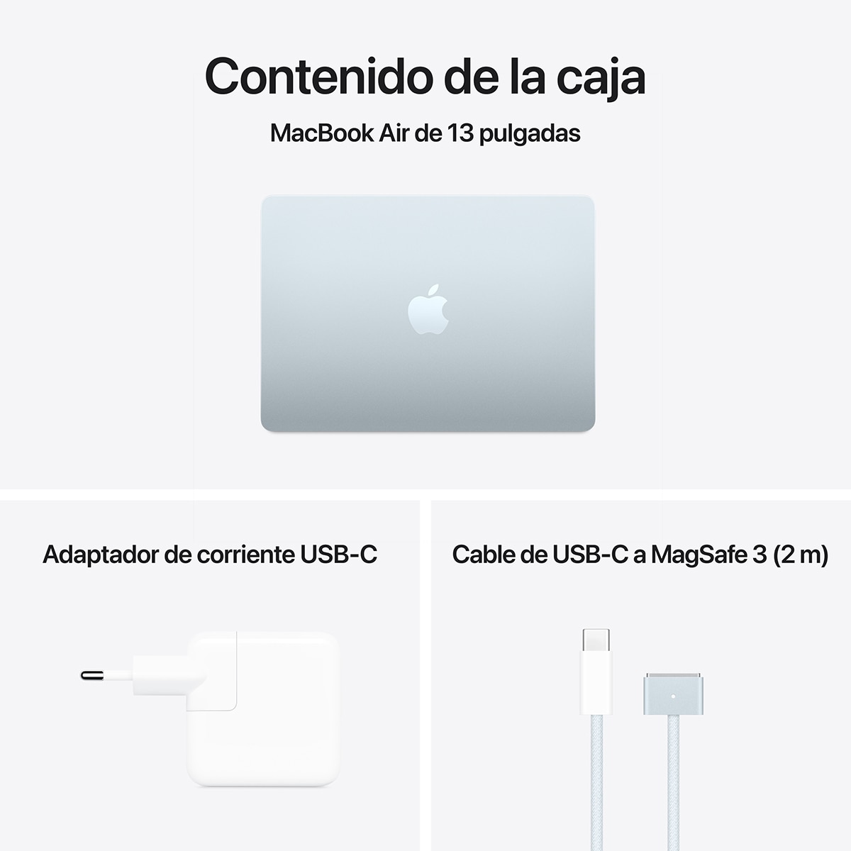 Imagen 12 de Apple MacBook Air 13 (2025) M4, 16GB, 256GB SSD, 13", macOS (Reacondicionado Grado D) - Azul Cielo Azul Cielo