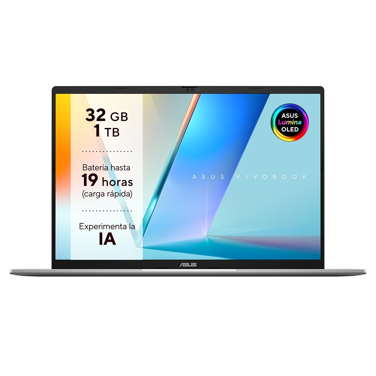 Imagen 1 de Portátil ASUS Vivobook S16 M3607KA-SH055W, Ryzen AI 7-350, 32GB, 1TB SSD, 16" OLED, W11 (Reacondicionado Grado C) - Plata Plata