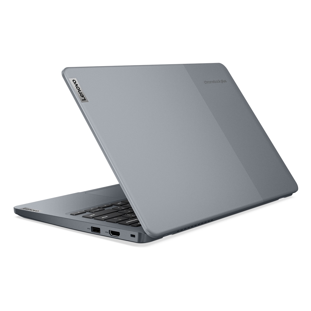 Imagen 7 de Chromebook Plus Lenovo IdeaPad Slim 3 14IAN8 con la IA de Google, Intel Core i3-N305, 8GB, 256GB eMMC, 14", ChromeOS (Reacondicionado Grado D) - Gris Tormenta Gris Tormenta