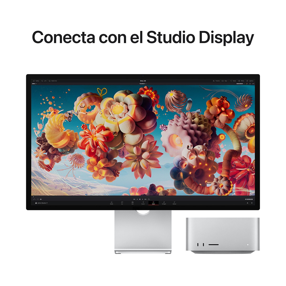 Macデスクトップ Apple Mac Studio M1 Max 32GB SSD / 512GB Apple Mac Studio (2022), M1 Max, 32GB, 512 GB SSD, macOS, Plata