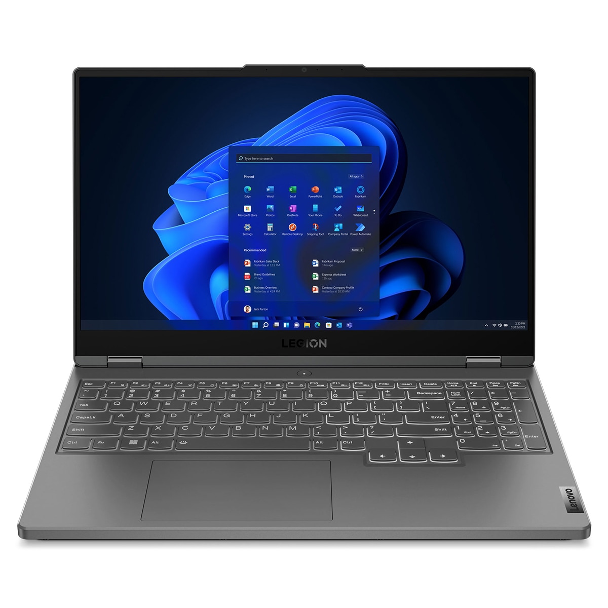 Portátil Gaming Lenovo Legion 5 15IAH7H, i7, 16GB, 512GB SSD 