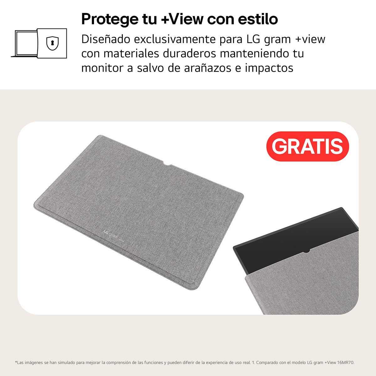 Monitor PC portátil 43cm (17") LG gram +view 17MT70, 60 Hz, WQXGA (Reacondicionado A estrenar) Negro-12