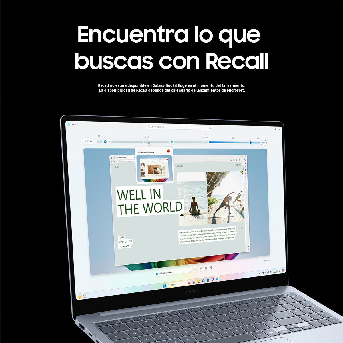 Portátil Samsung Galaxy Book4 Edge, Copilot+PC, Snapdragon X Plus X1P-42-100, 16GB, 256GB SSD, 15,6", W11 + Ratón + Funda (Reacondicionado A estrenar) Gris Grafito-4