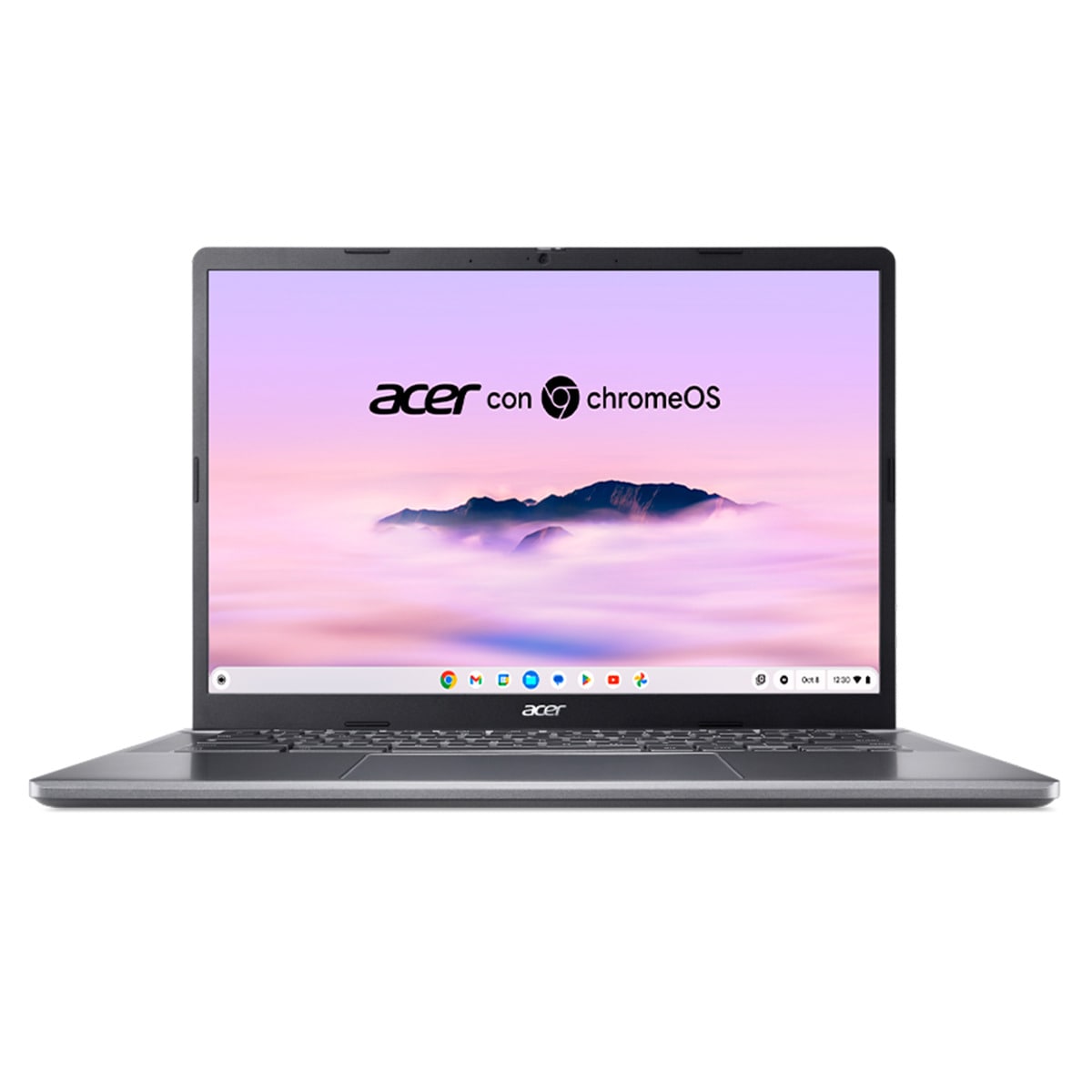 Acer Chromebook Plus 514 - Ordenador Portátil con Gemini 14'' AMD Ryzen 5 7520C, 16GB, 256GB SSD, ChromeOS con la IA de Goog (Reacondicionado Grado A) Gris-1