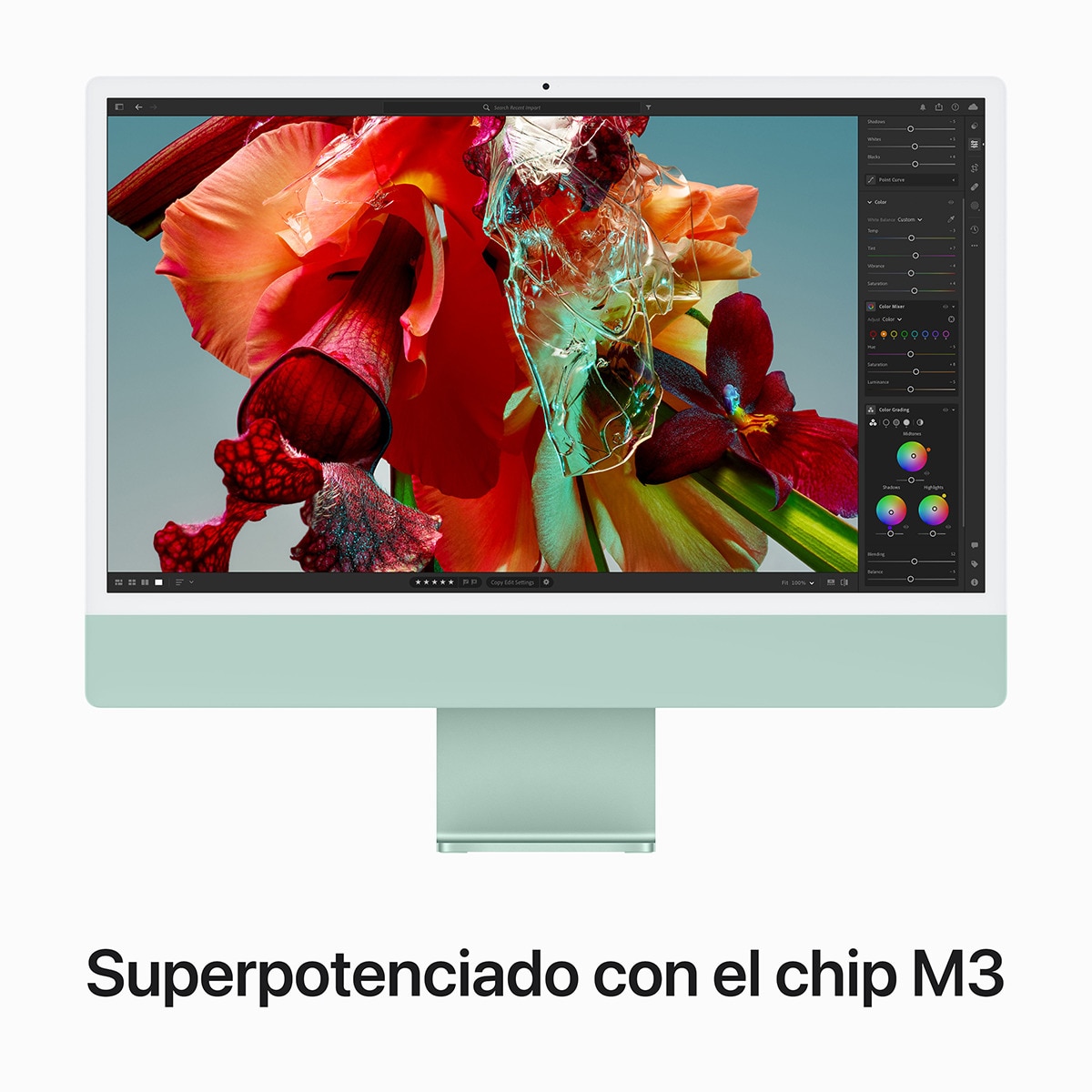 iMac 24インチ M3 8GB SSD1TB Apple Apple iMac 24 (2023), M3, 8GB, 256GB SSD, GPU 7 Núcleos, Retina 4