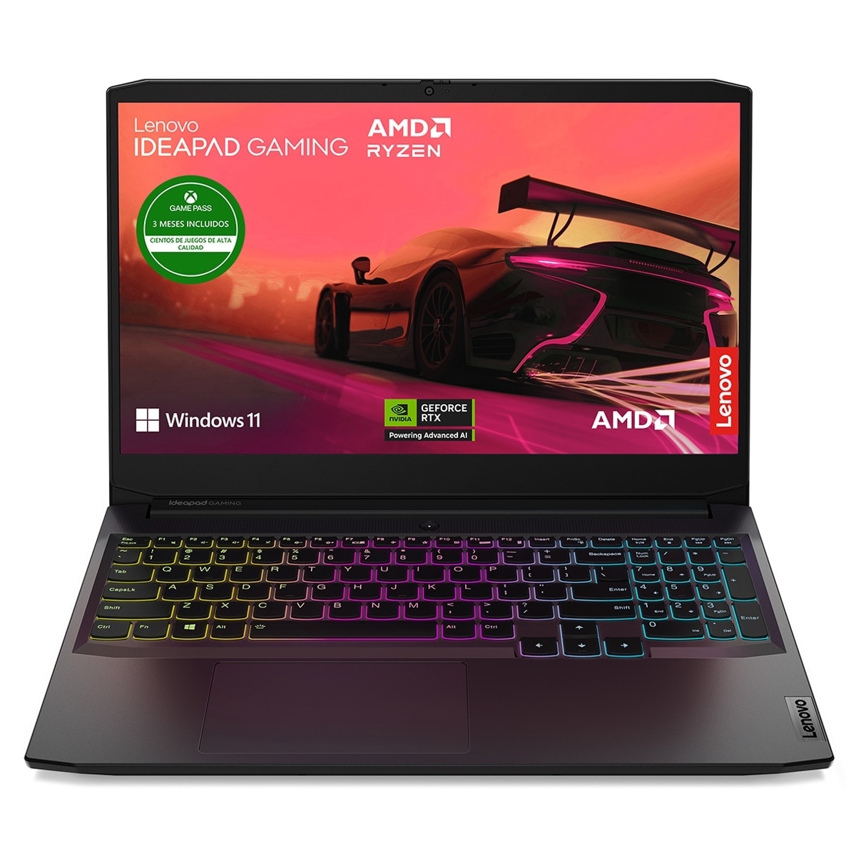 Portátil Gaming Lenovo IdeaPad 3 15ACH6, Ryzen 5-5500H, 16GB, 512GB SSD, GeForce RTX 2050 4GB, 15,6" W11… — oferta en El Corte Inglés