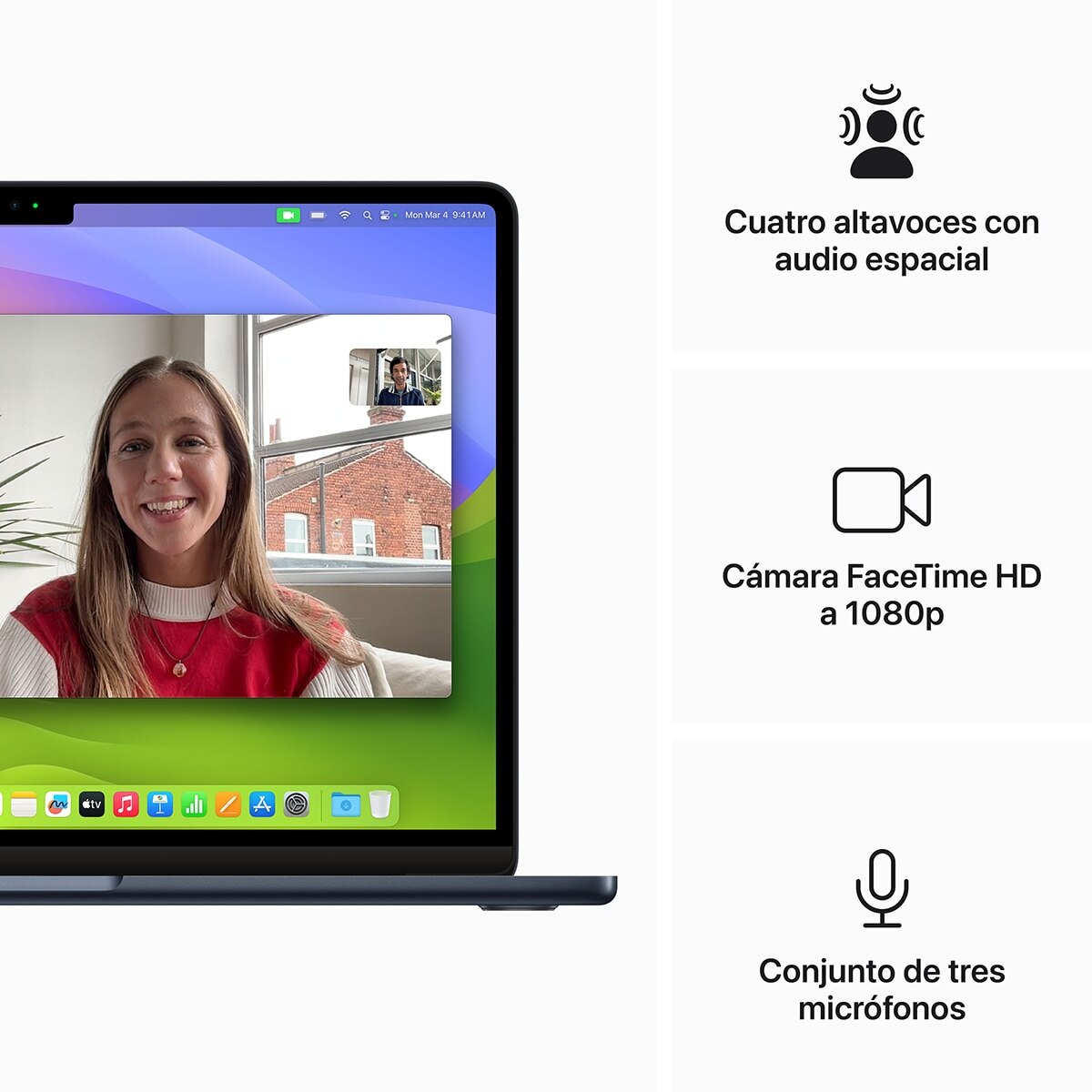 Apple MacBook Air 13 (2024), M3, 8GB, 256GB SSD, 13,6