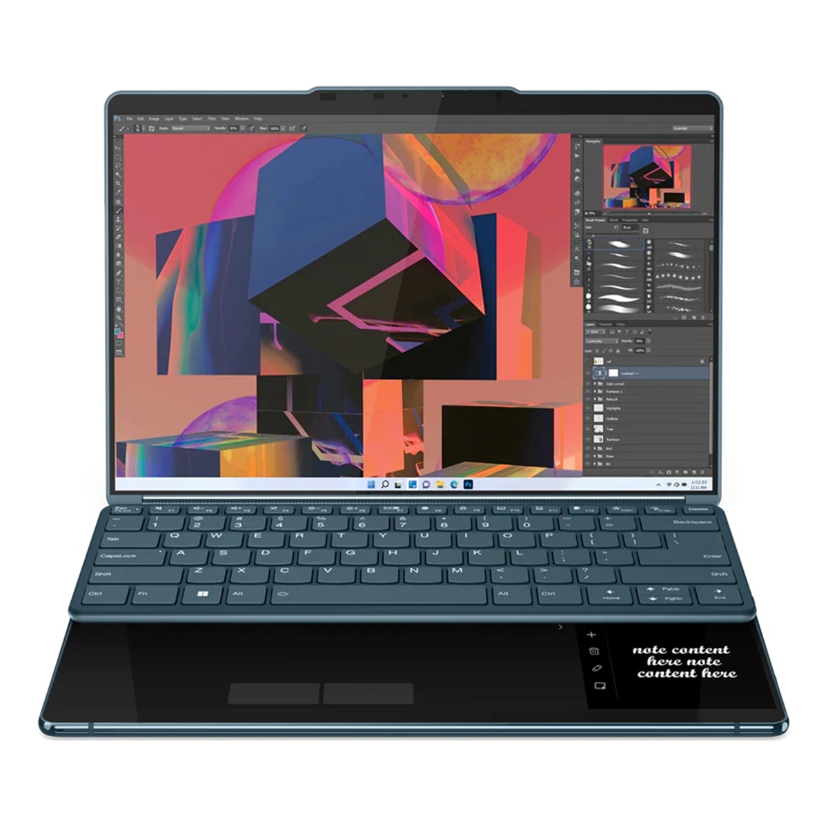 Portátil Lenovo Yoga Book 9 13IRU8, i7-1355U EVO, 16GB, 1TB SSD