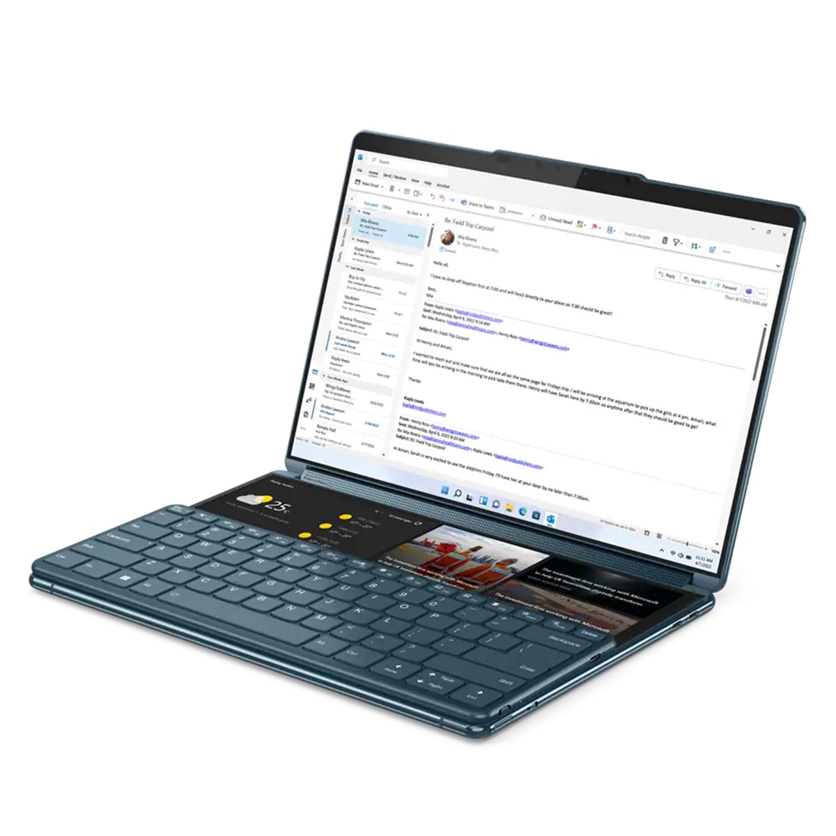 Portátil Lenovo Yoga Book 9 13IRU8, i7-1355U EVO, 16GB, 1TB SSD
