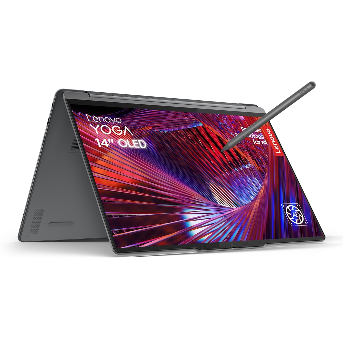 Convertible 2 en 1 Lenovo Yoga 7 14ILL10, Copilot+ PC, Intel Core Ultra 5-226V, 16GB, 512GB SSD, 14" OLED, W11… — oferta en El Corte Inglés