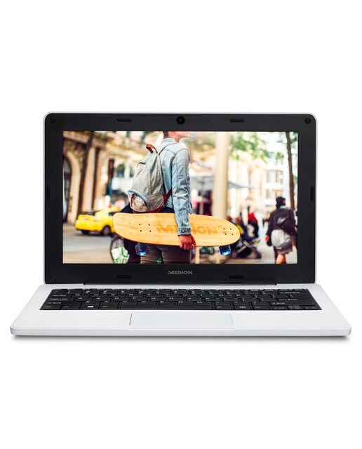 Imagen 0 de Portátil Medion Classmate E11201 MD62378, Intel Celeron N3450, 4GB, 128 GB eMMC, 11,6", W10 Pro (Reacondicionado Grado C) Blanco