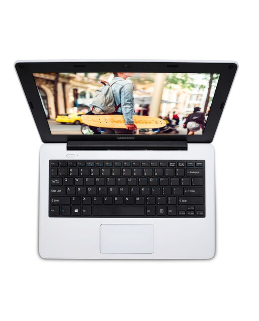 Portátil Medion Classmate E11201 MD62378, Intel Celeron N3450, 4GB, 128 GB eMMC, 11,6", W10 Pro (Reacondicionado Grado C) - Blanco Blanco-2