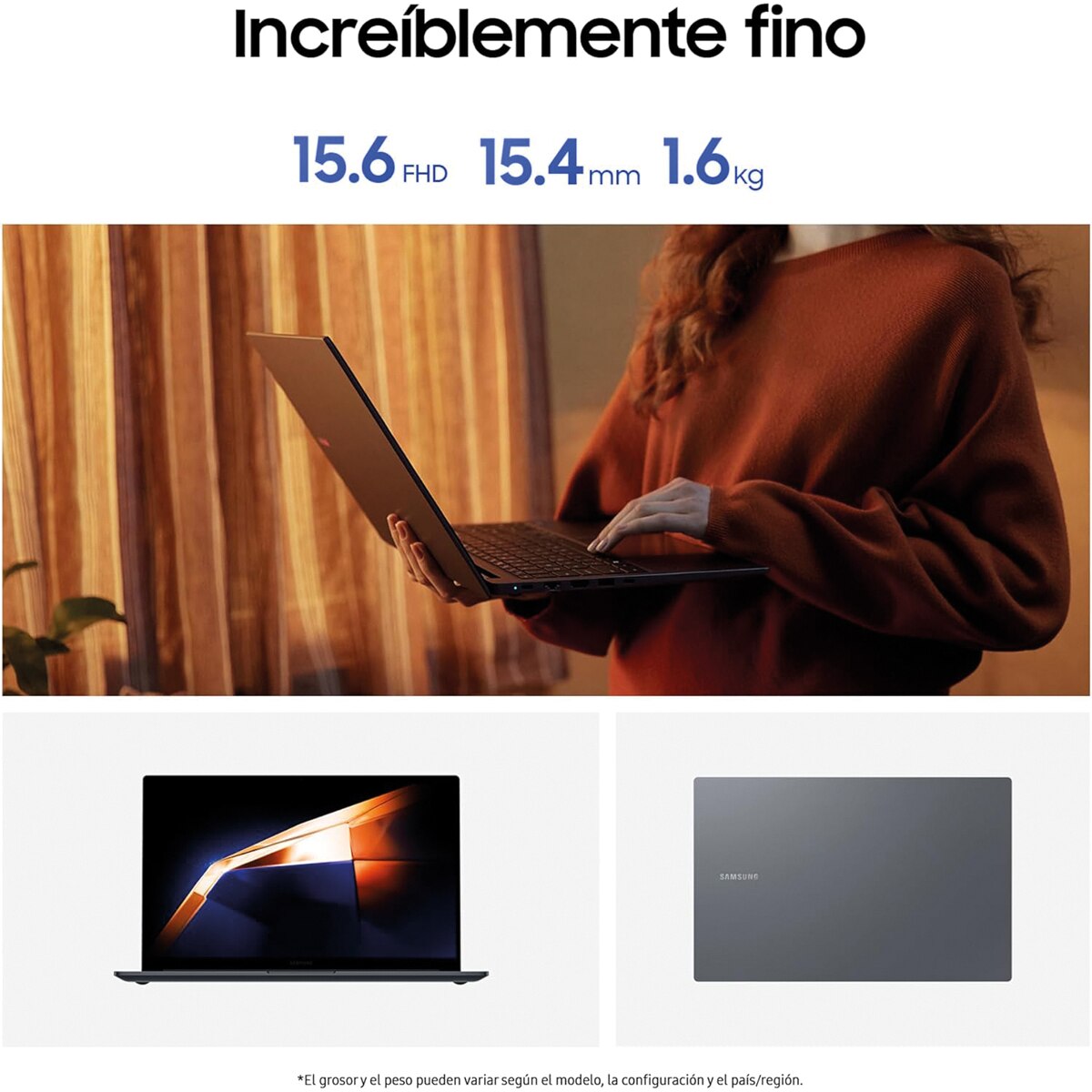 Portátil Samsung Galaxy Book 4 NP750XGJ-KG2ES, i5-1335U, 16 GB