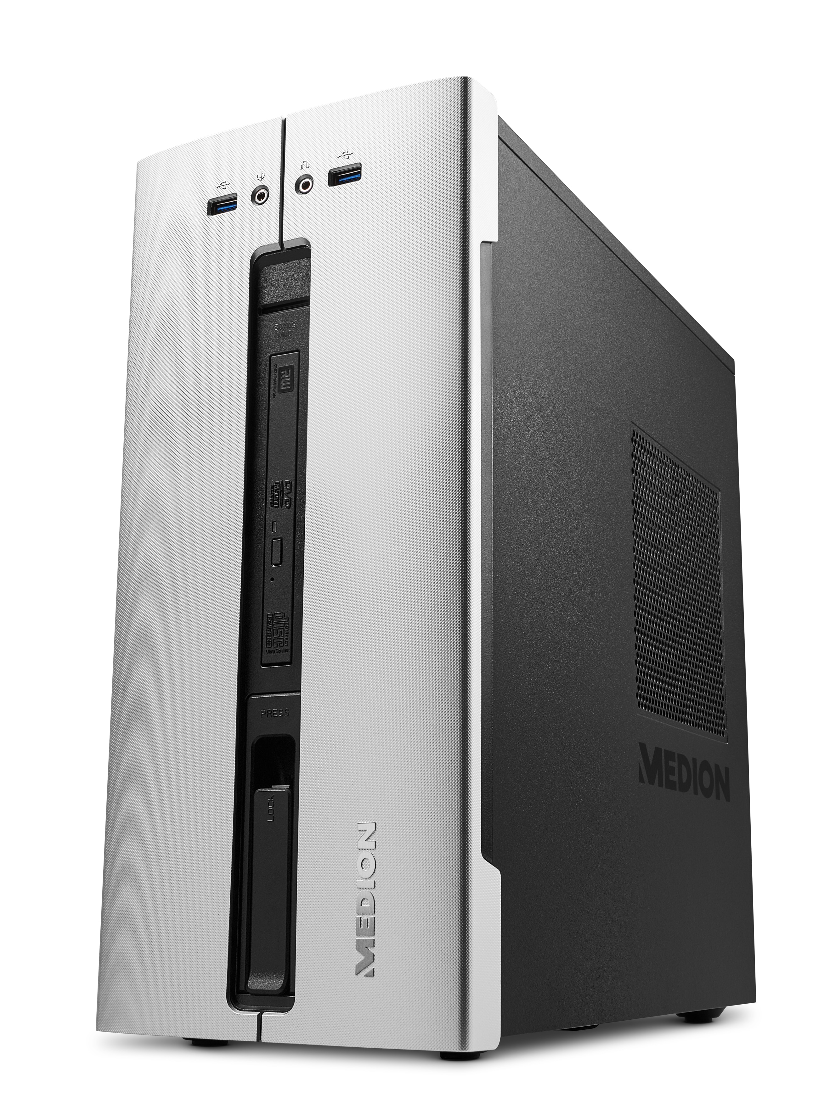 Sobremesa Medion M80 MD34739, Intel Core i5-10400, 8GB, 512GB SSD, W10 (Reacondicionado Grado C) - Plateado Plateado-2