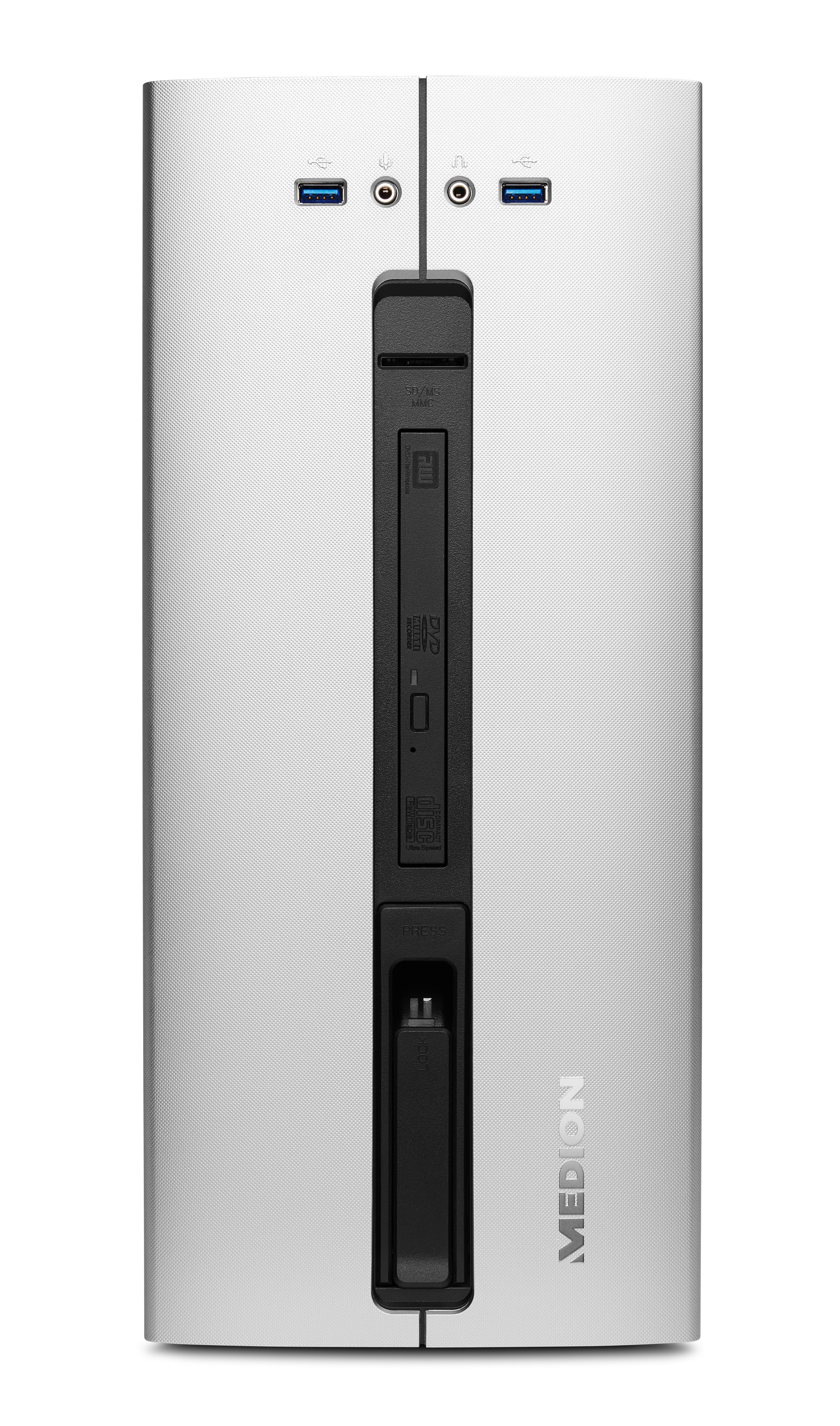 Sobremesa Medion M80 MD34739, Intel Core i5-10400, 8GB, 512GB SSD, W10 (Reacondicionado Grado C) - Plateado Plateado-3