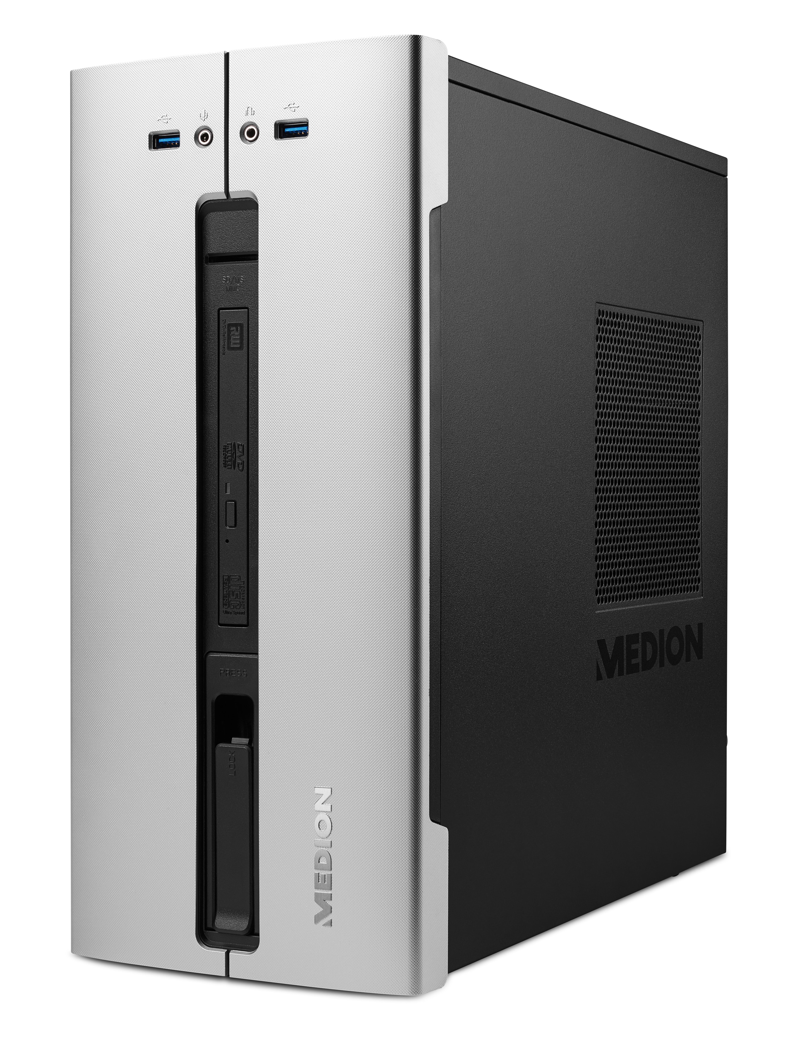 Sobremesa Medion M80 MD34739, Intel Core i5-10400, 8GB, 512GB SSD, W10 (Reacondicionado Grado C) - Plateado Plateado-4