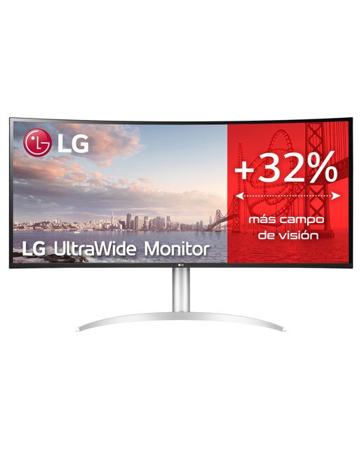 Imagen 0 de Monitor Ultrapanorámico curvo LG 40WP95C 100,8 cm (39,7") 60 Hz, 21:9 5K Nano IPS (Reacondicionado Grado C) Blanco / Plata