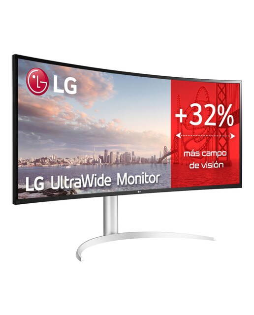 Monitor Ultrapanorámico curvo LG 40WP95C 100,8 cm (39,7") 60 Hz, 21:9 5K Nano IPS (Reacondicionado Grado C) - Blanco / Plata Blanco / Plata-2