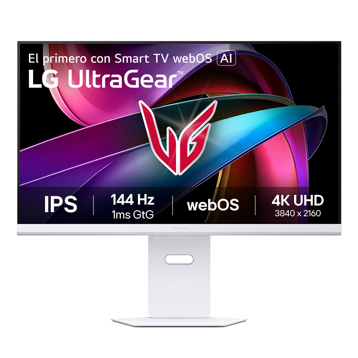 LG - Monitor PC Gaming 80cm (32") LG UltraGear 32G810SA-W, 144Hz, UHD 4K (Reacondicionado Grado B).