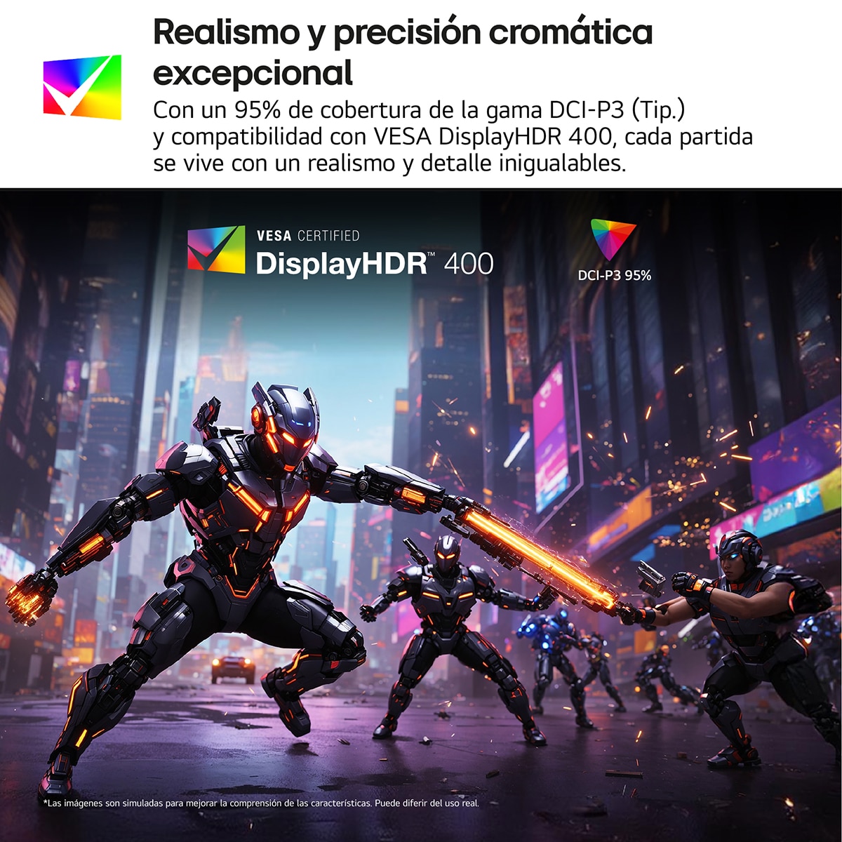 Monitor PC Gaming 80cm (32") LG UltraGear 32G810SA-W, 144Hz, UHD 4K (Reacondicionado Grado B) - Blanco Blanco-7