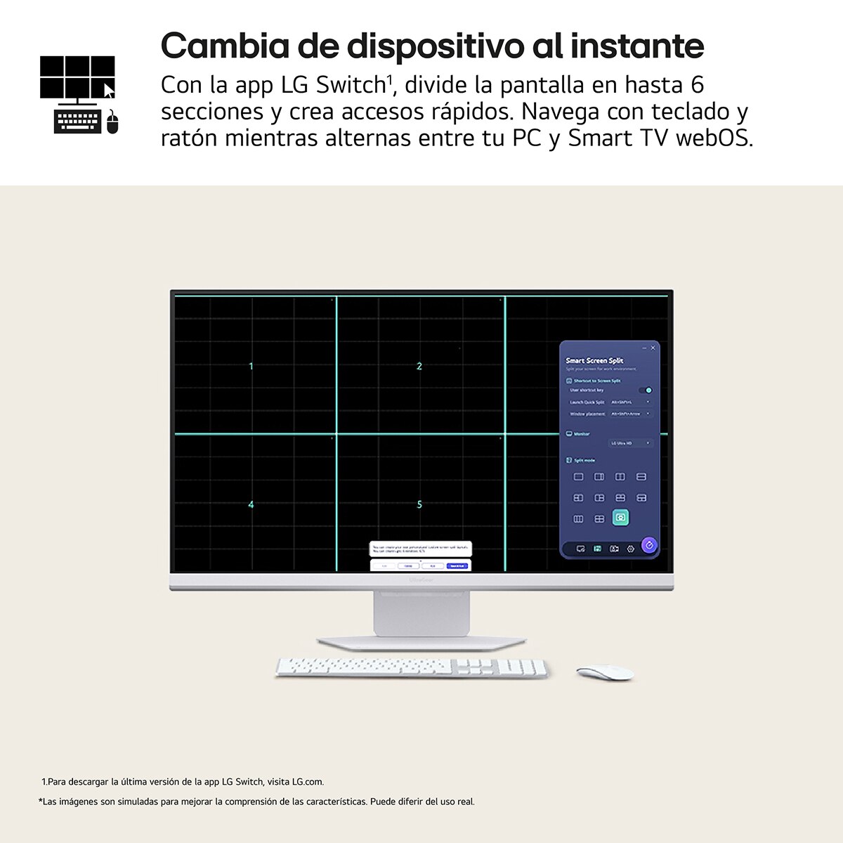 Monitor PC Gaming 80cm (32") LG UltraGear 32G810SA-W, 144Hz, UHD 4K (Reacondicionado Grado A) - Blanco Blanco-13