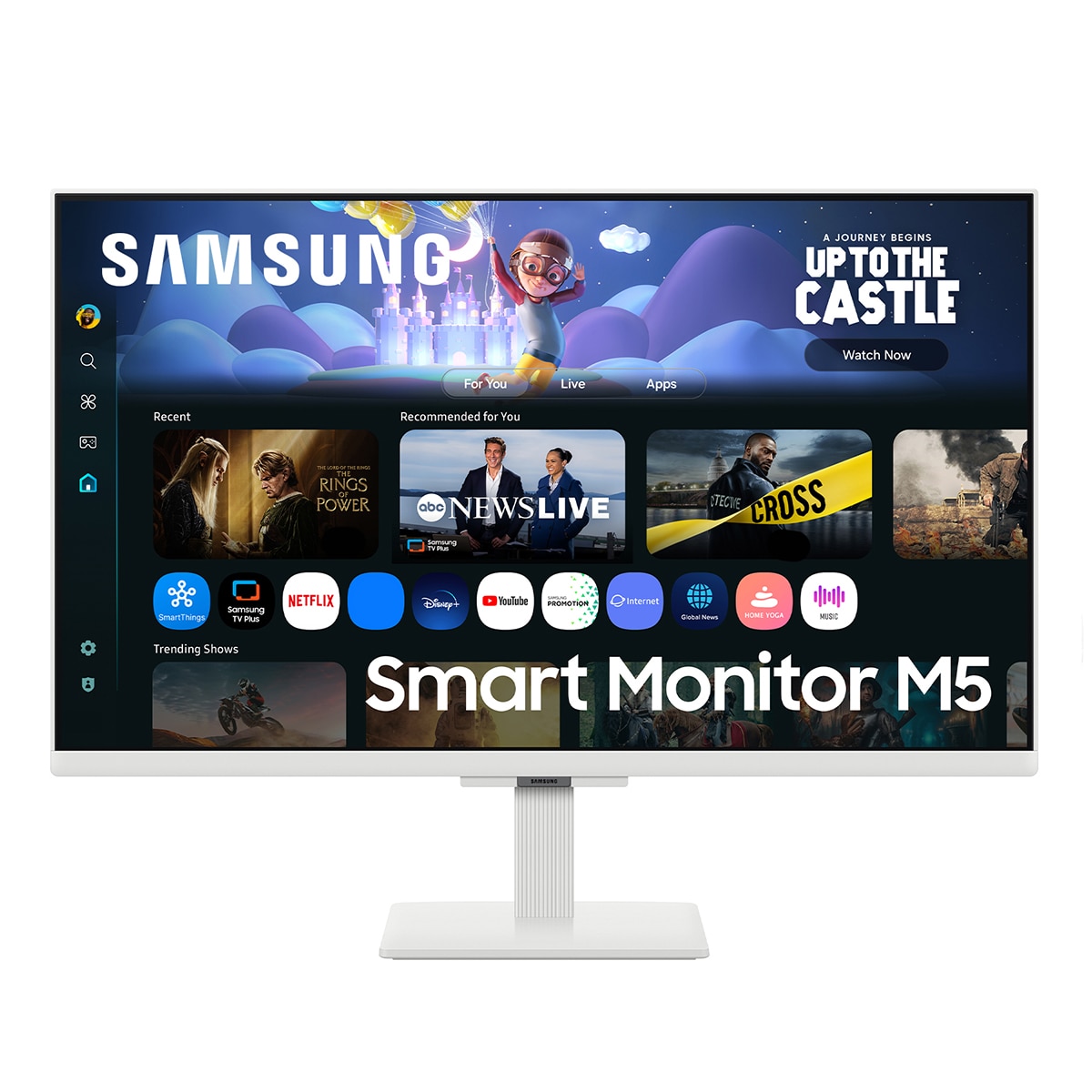 Samsung - Monitor PC 68,58cm (27") Samsung Smart Monitor M5-M50F-LS27FM501EUXEN, 60 Hz, Full HD IPS, Funciones Smart (Reacondicionado Grado A).
