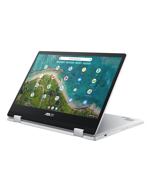 Chromebook convertible 2 en 1 ASUS Flip CM1400FXA-EC0021, AMD 3000, 4GB, 64GB eMMC, 14", ChromeOS (Reacondicionado Grado A) - Plata Plata-4