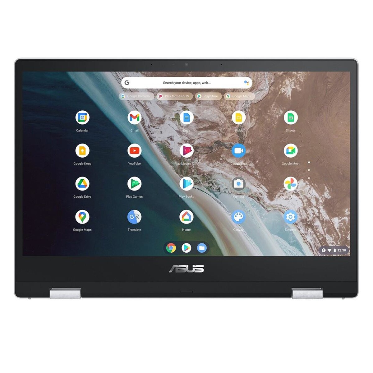 Convertible 2en1 ASUS Chromebook CX1400FKA-EC0160, Intel Celeron N4500, 8GB, 64GB eMMC, ChromeOS (Reacondicionado Grado A) - Plata Plata-5