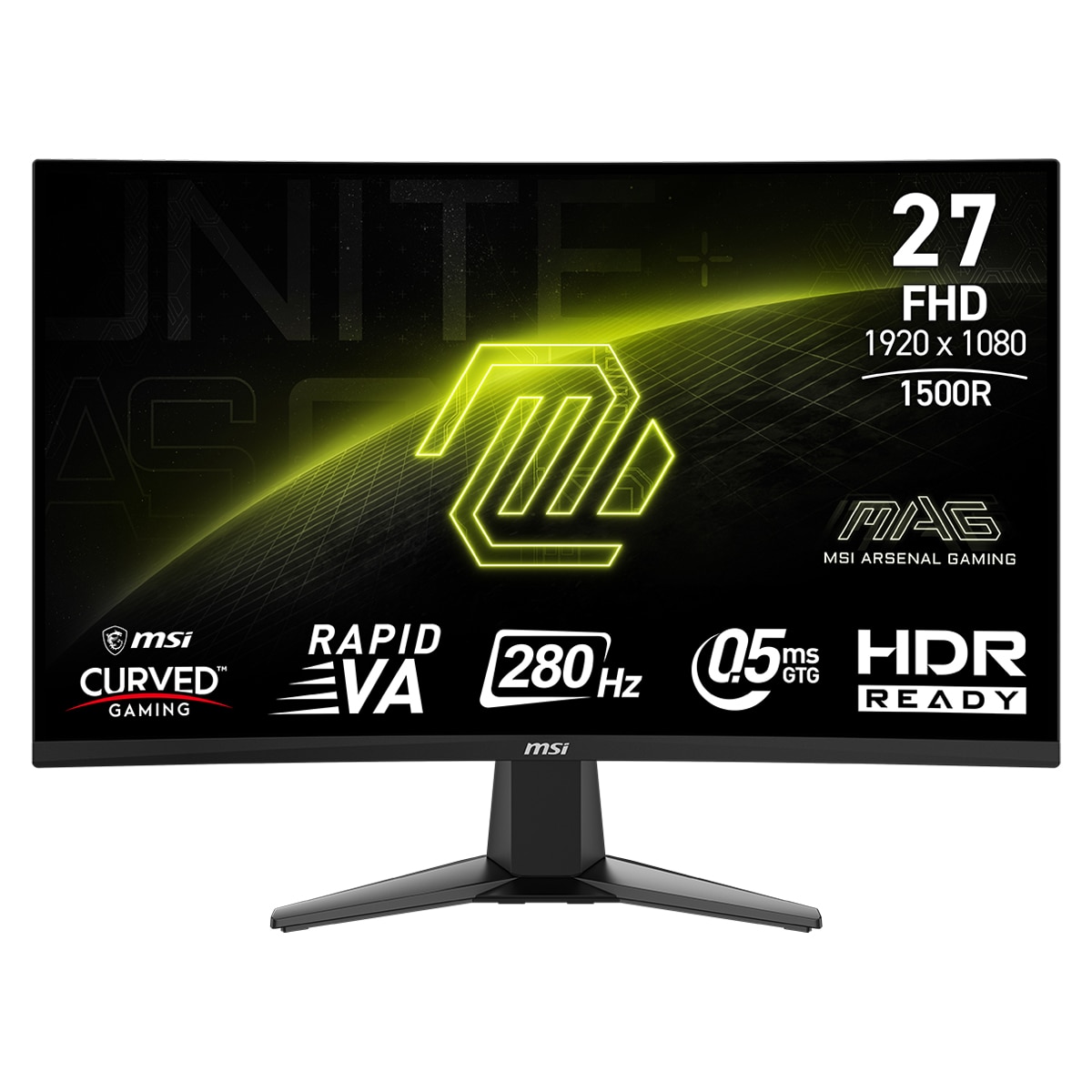 MSI - Monitor PC Gaming curvo 69cm (27") MSI MAG 276CXF, 280 Hz Full HD (Reacondicionado Grado A).