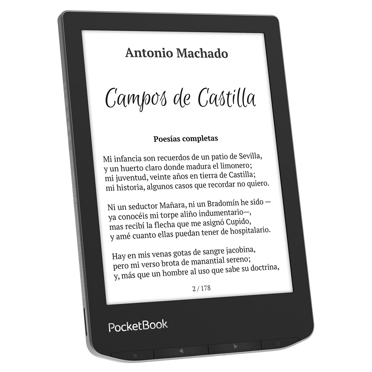 e-Reader Pocketbook Verse Mist Grey, 6" E-ink Carta (Reacondicionado A estrenar) - Gris niebla Gris niebla-4