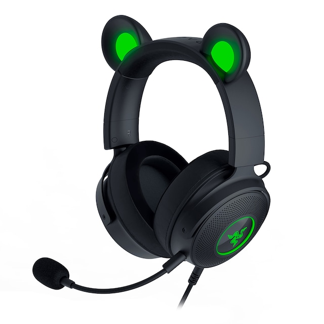 Imagen 0 de Auriculares Gaming con micrófono y cable Razer Kraken Kitty V2 Pro Negro (Reacondicionado Casi a estrenar)