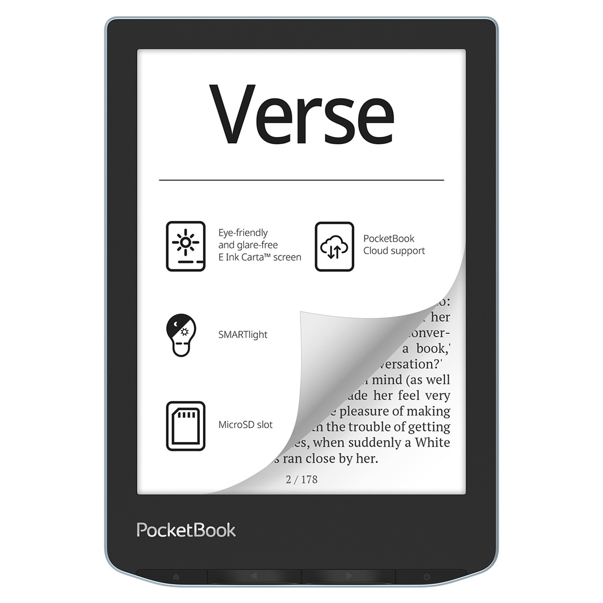 e-Reader Pocketbook Verse Bright Blue, 6" E-ink Carta (Reacondicionado Grado A) Azul brillante-1