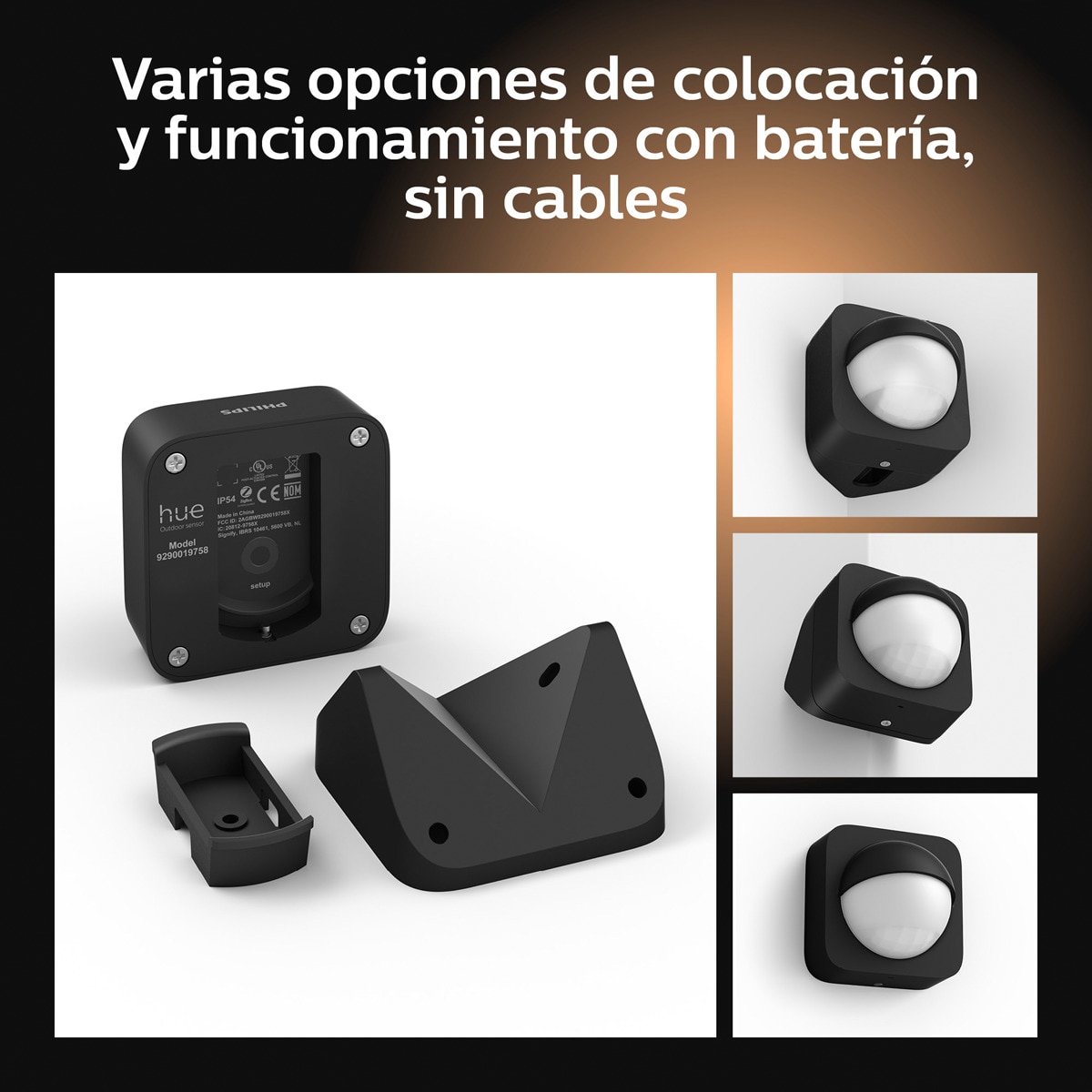 Sensor de exterior Philips Hue (Reacondicionado A estrenar) 4