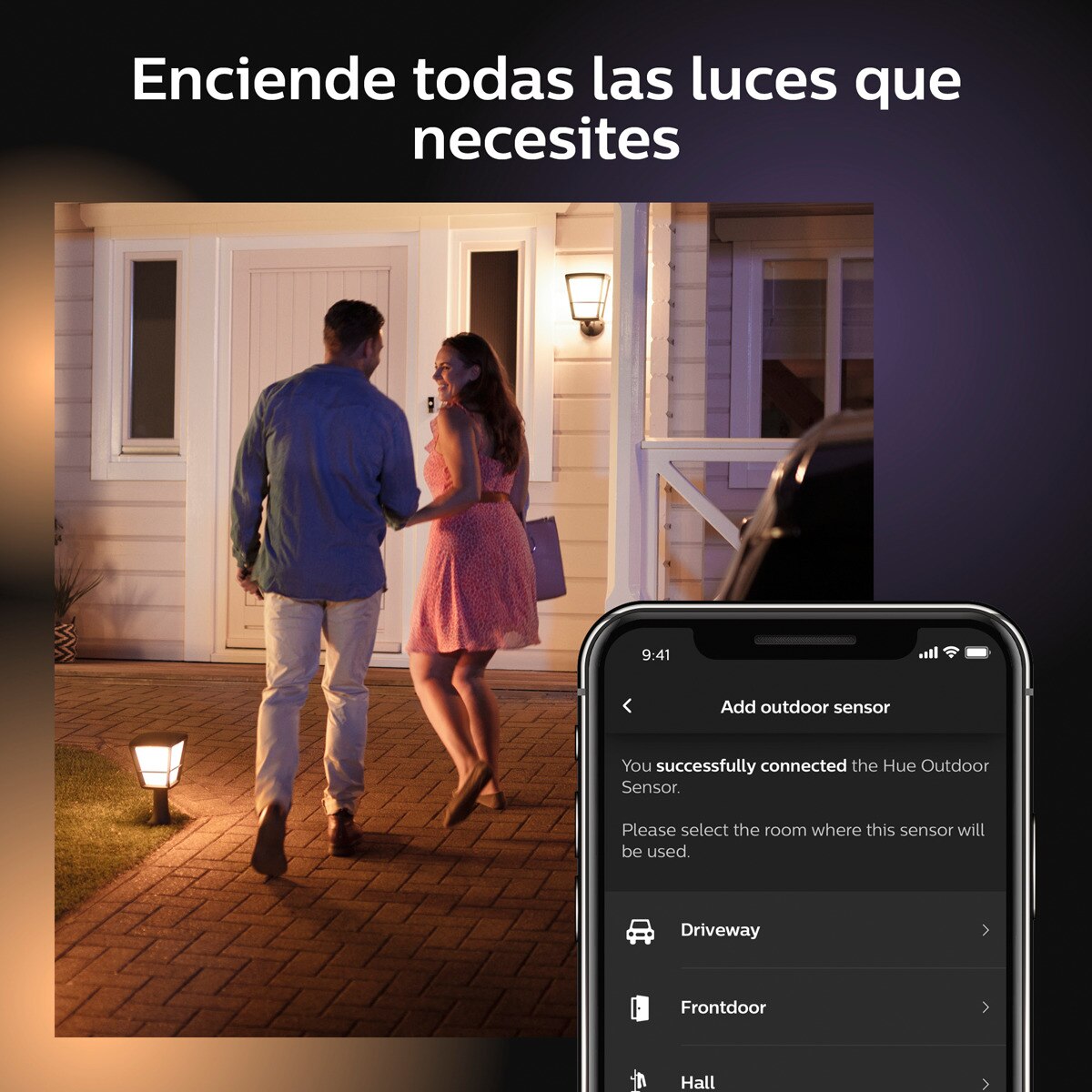 Sensor de exterior Philips Hue (Reacondicionado A estrenar) 6