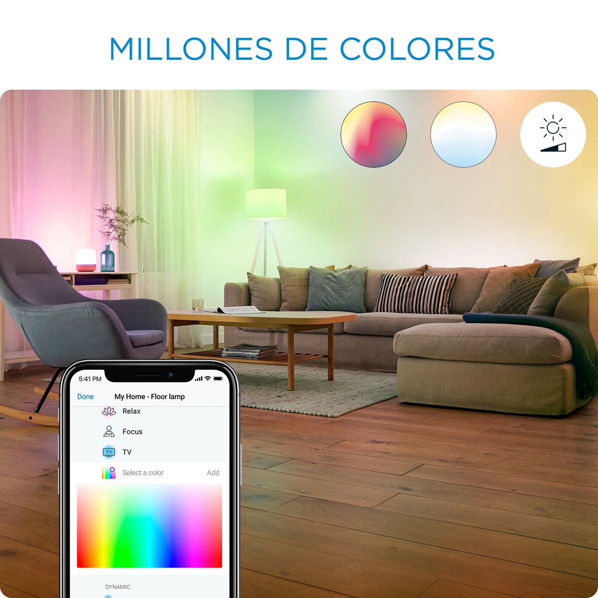 Tira LED de color Wiz 2 metros 1600lm StarterKit (Reacondicionado A estrenar) - Blanco Blanco-4
