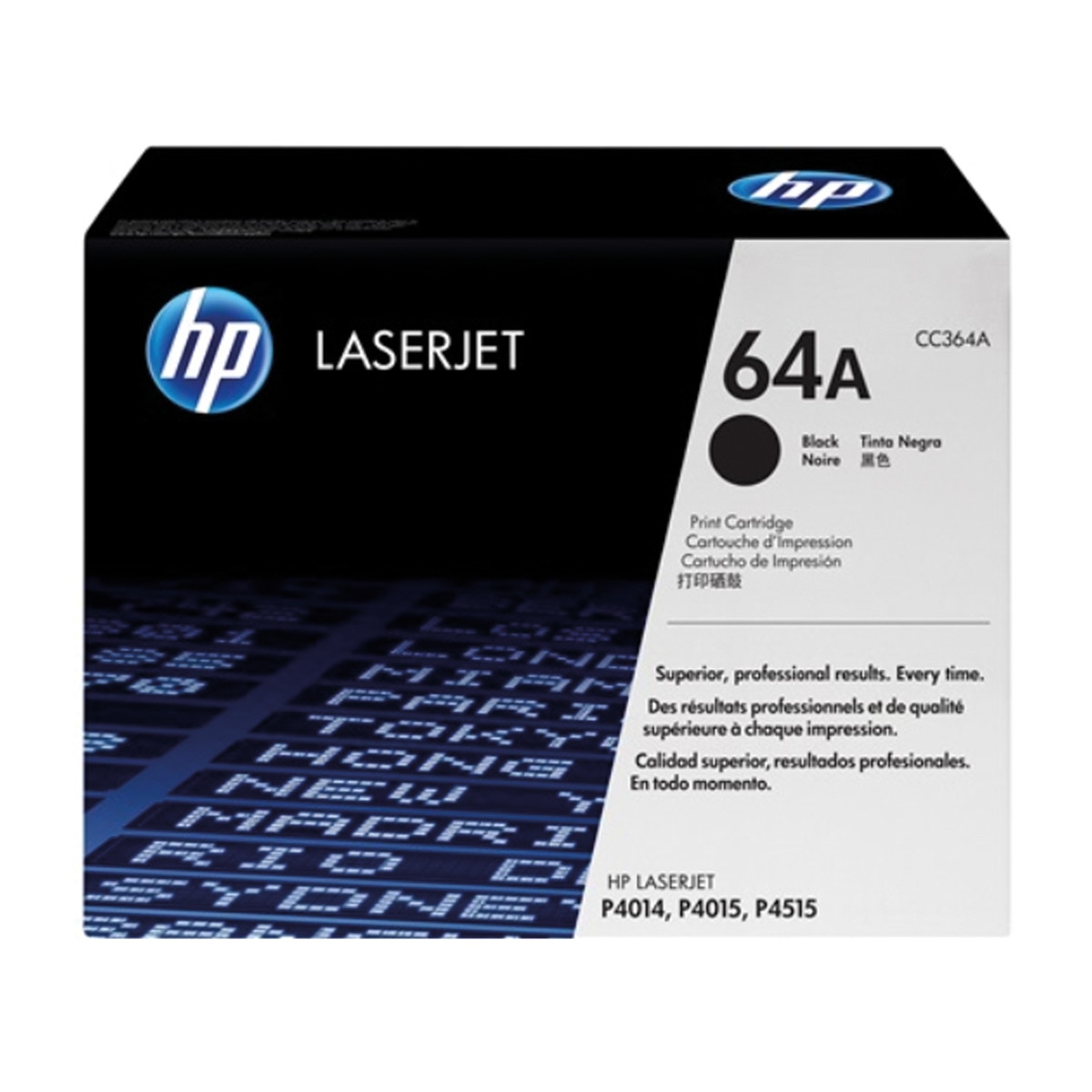 HP - Tóner original HP LaserJet 64A negro (CC364A) (Reacondicionado Casi a estrenar).