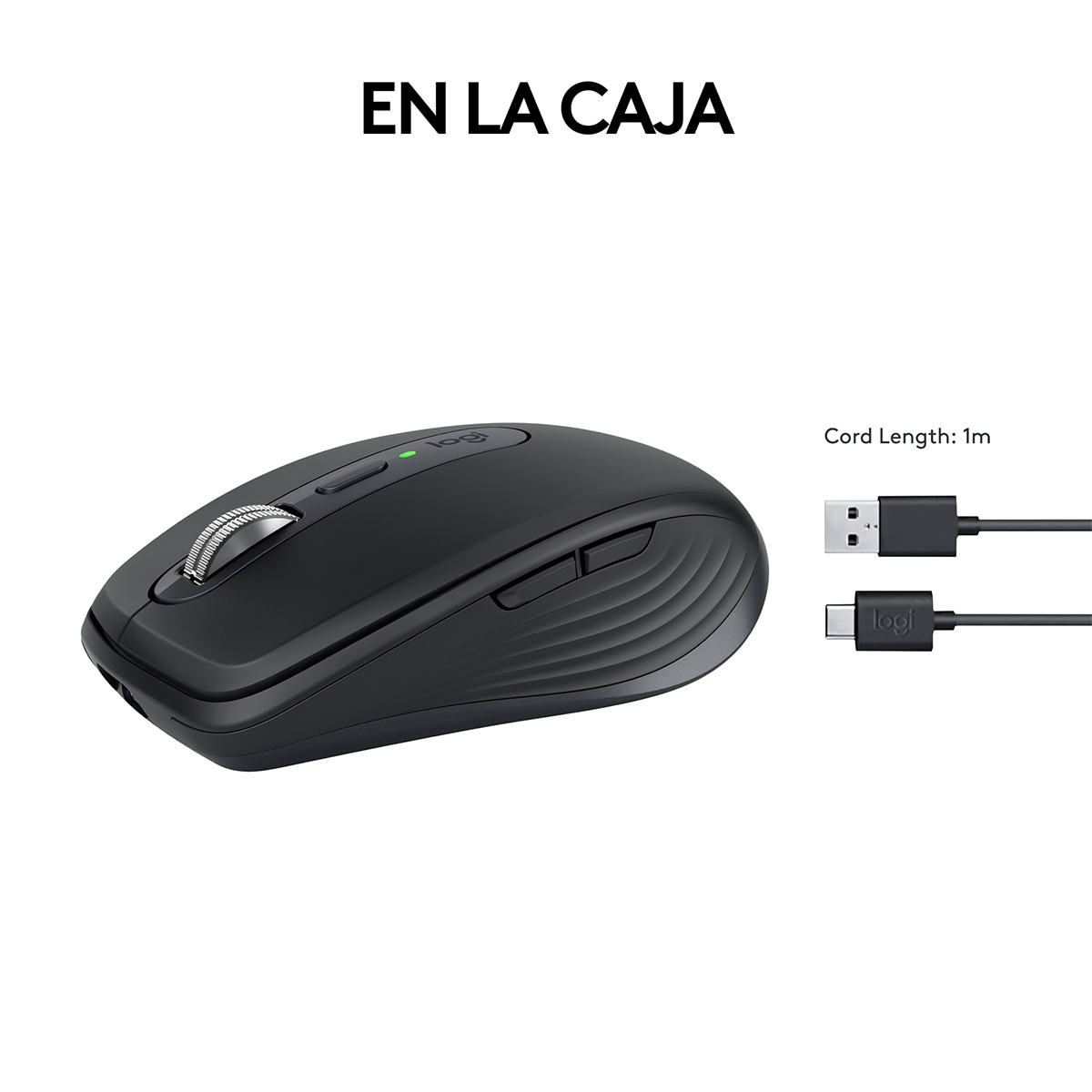 Ratón inalámbrico Logitech MX Anywhere 3S grafito (Reacondicionado