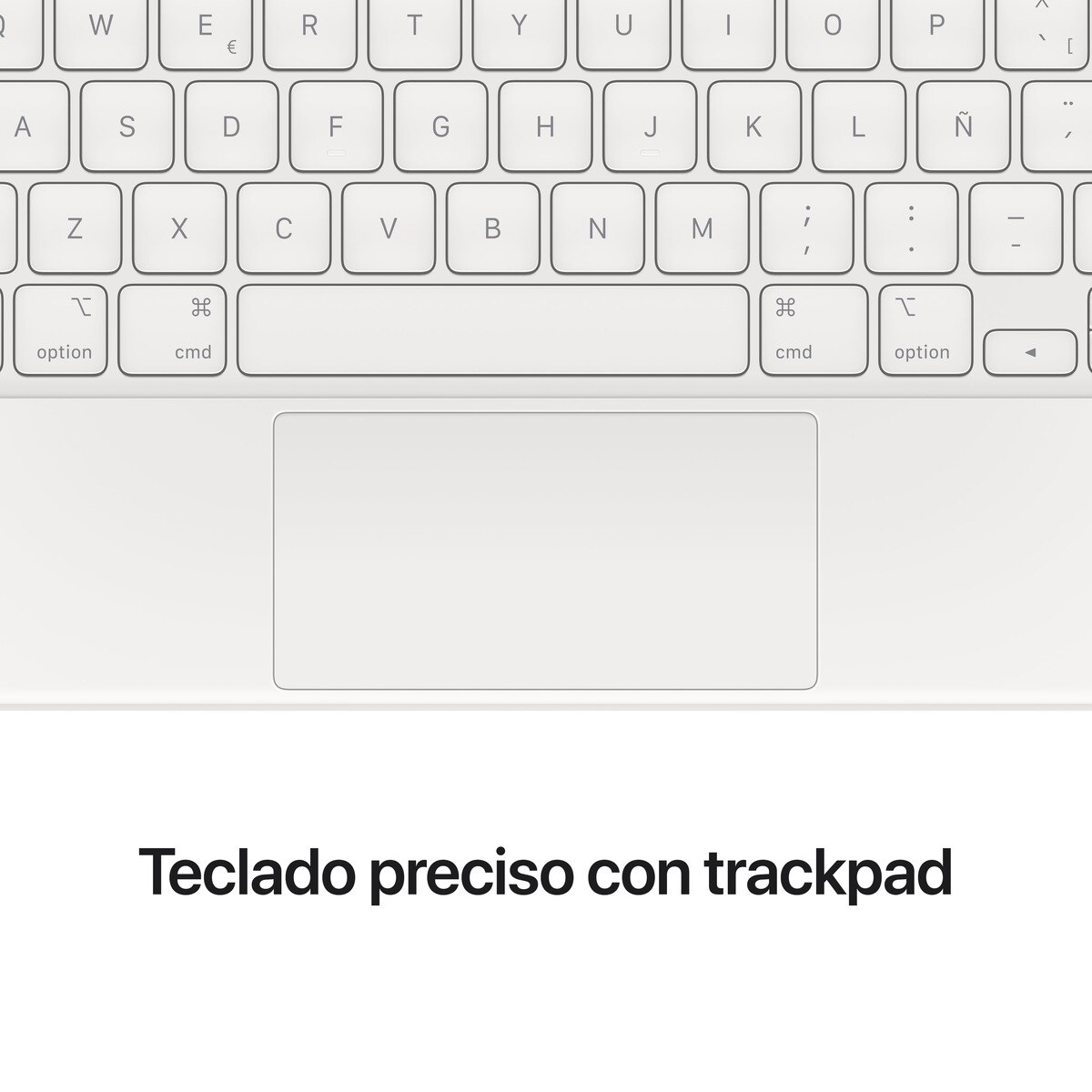 Teclado Apple Magic Keyboard para iPad Pro 11 (M4) blanco