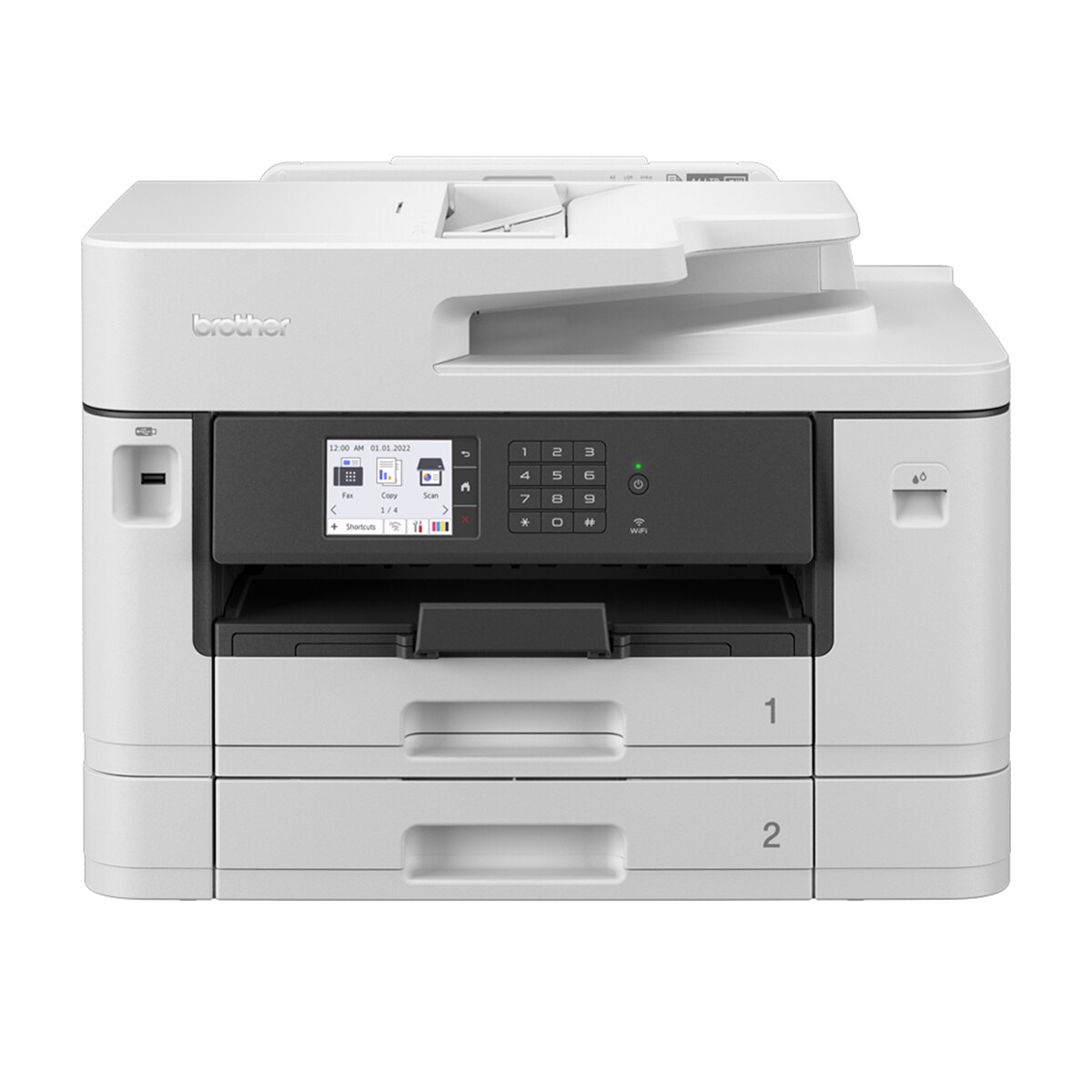 Multifunción tinta profesional Brother MFC-J5740DW, A4 y A3 con doble bandeja (Reacondicionado Grado B) - Blanco / Negro Blanco / Negro-1