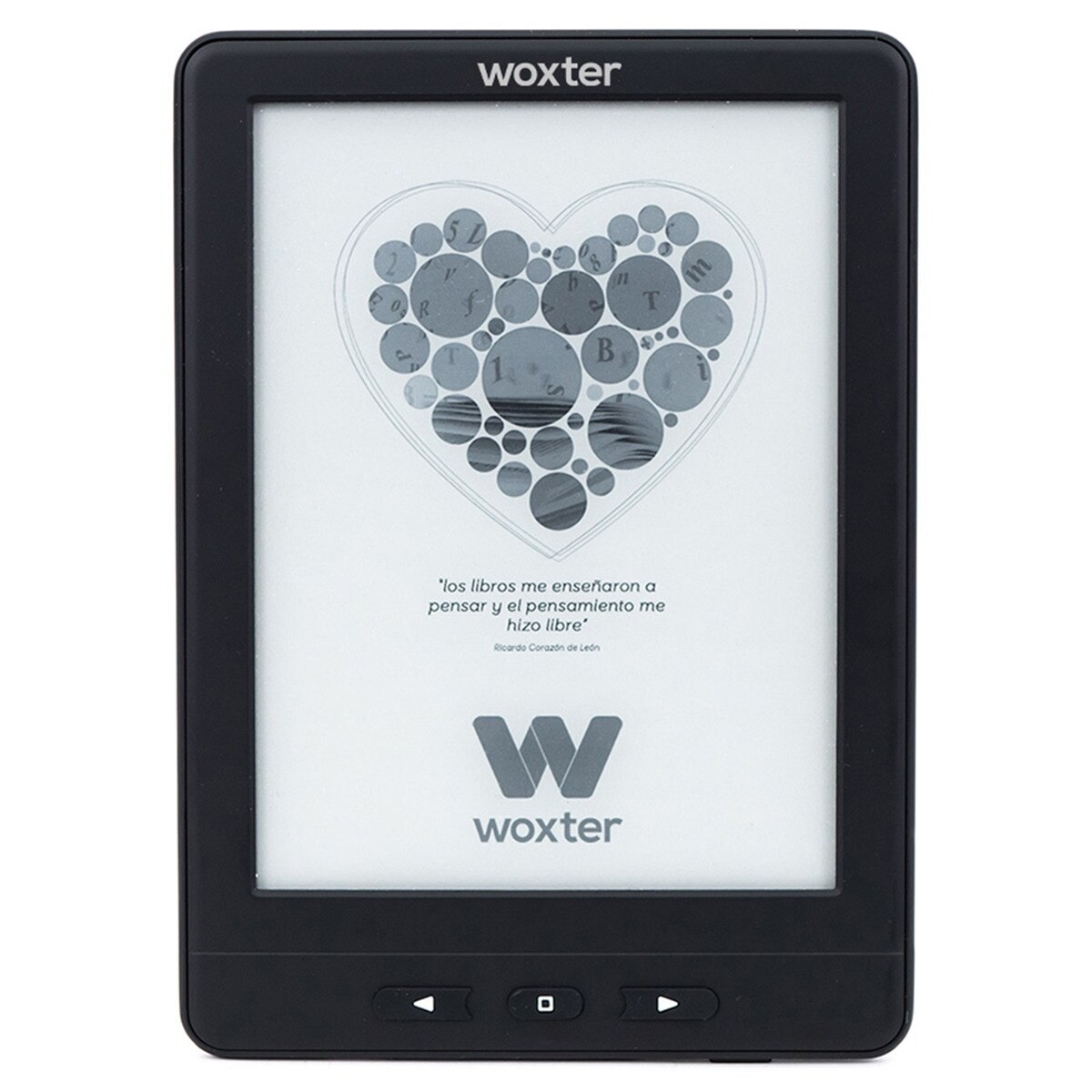Imagen 0 de e-Reader Woxter Scriba 195 PaperLight TP, 6" táctil E-Ink Pearl (Reacondicionado Grado A) Negro