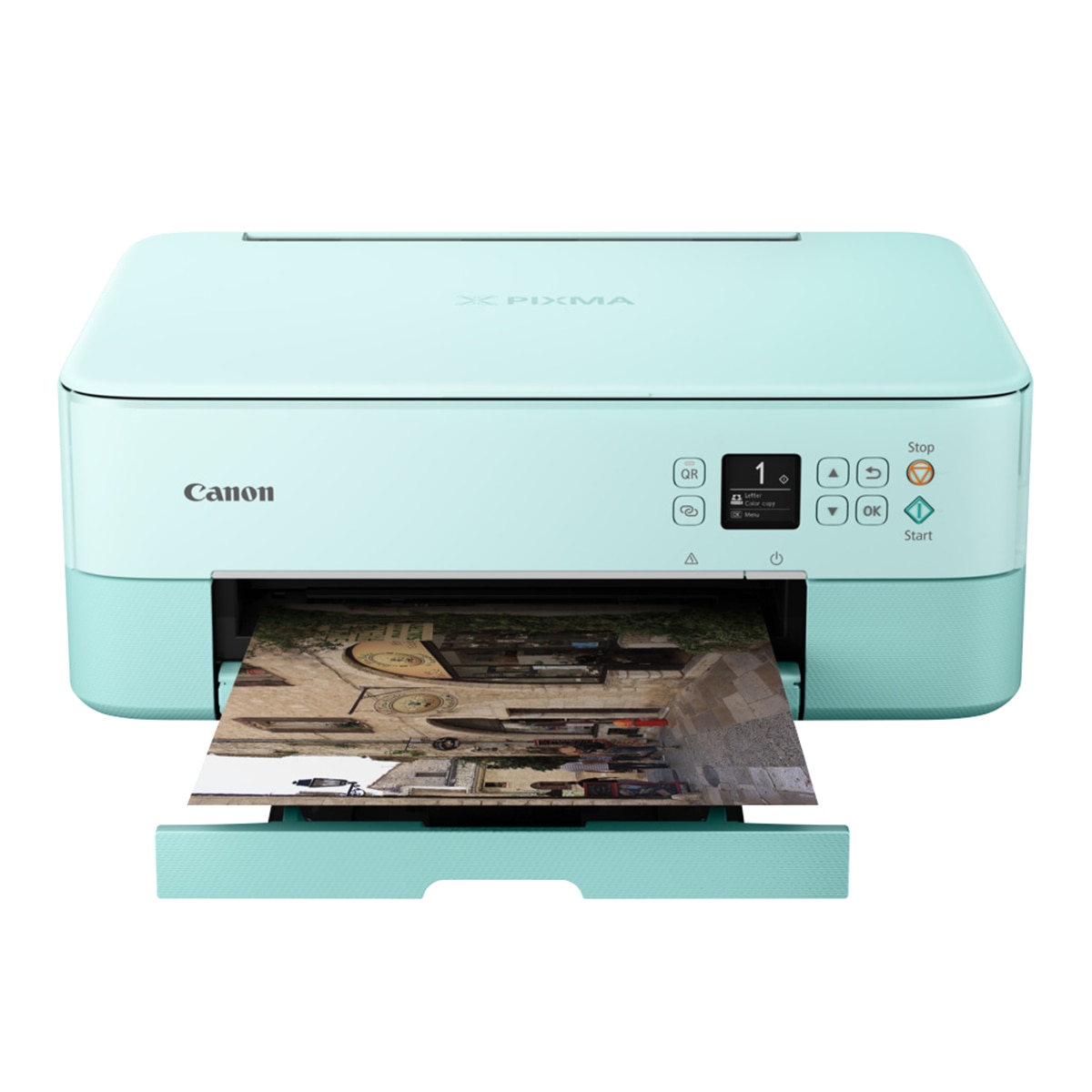 Imagen 2 de Impresora multifunción Canon PIXMA TS5353a, Wi-Fi verde (Reacondicionado Grado A) - Verde Verde