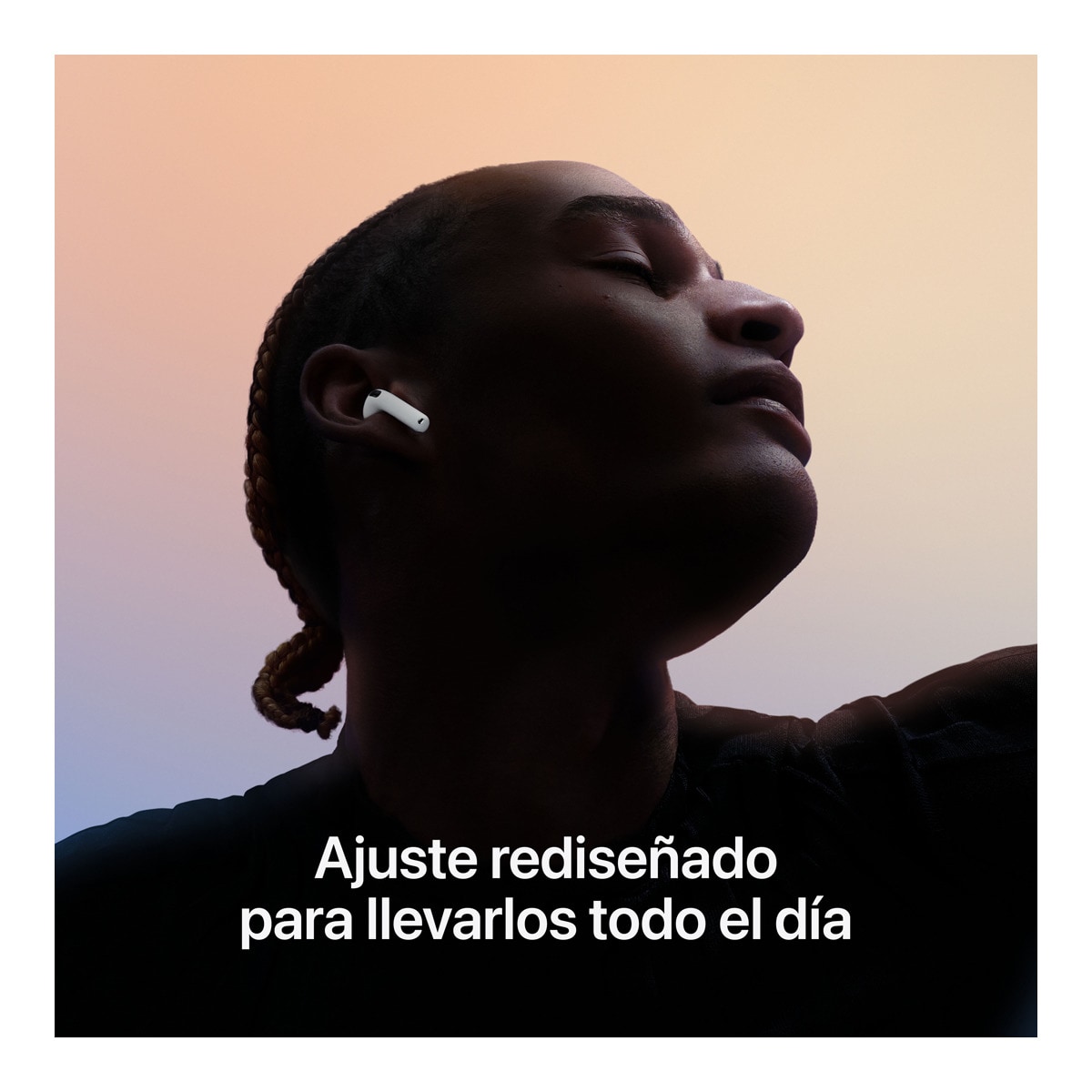 Apple Airpods 4 con cancelación de ruido - Auriculares inalámbricos Bluetooth y Estuche de carga (Reacondicionado Grado A) Blanco-4