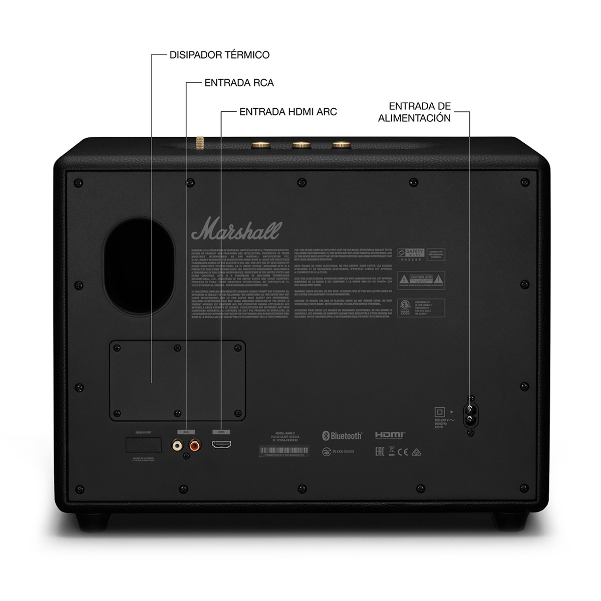 Altavoz Marshall Woburn III Bluetooth (Reacondicionado Grado A