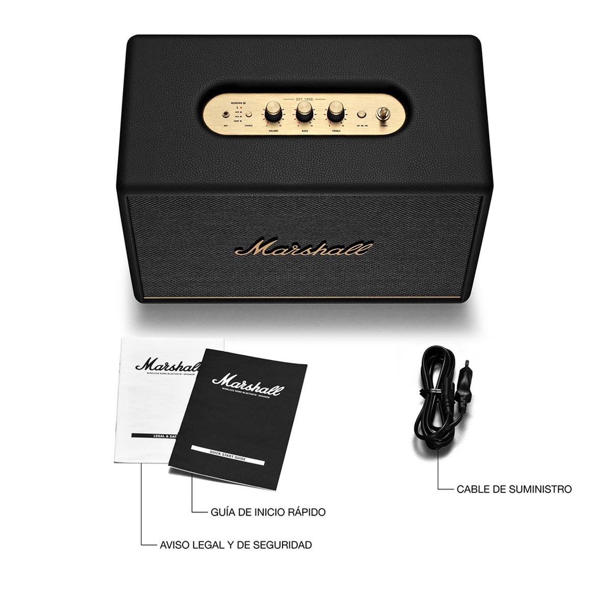 Altavoz Marshall Woburn III Bluetooth (Reacondicionado Grado A